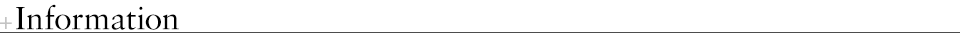 information