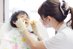 ブラッシング指導